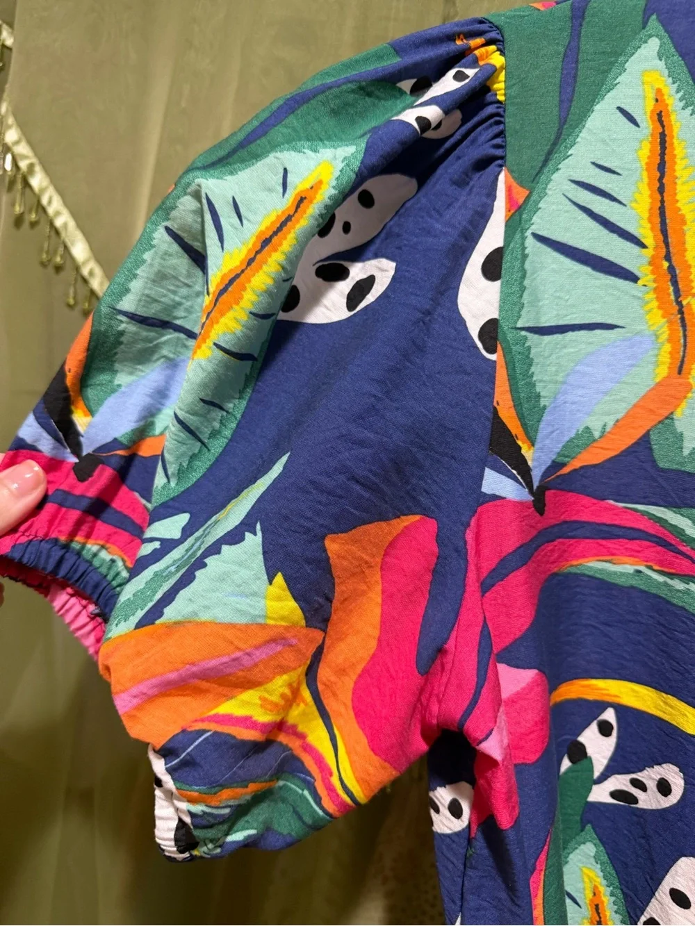 Michelle McDowell Tropical Floral Wrap Dress - Picture 6 of 6
